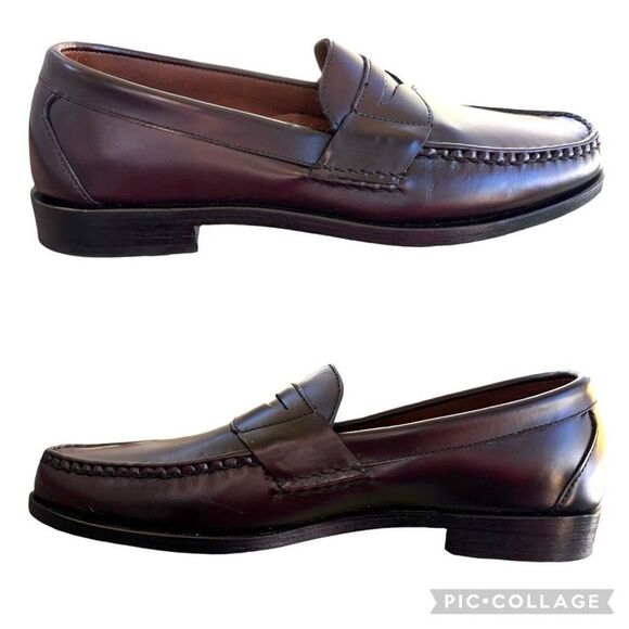 Allen Edmonds Walden Penny Loafer Dress Shoes Men’s Size 10 2A Brown Leather - Picture 3 of 8